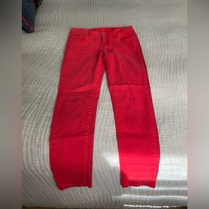 Velvet Heart (Anthropologie) red pants